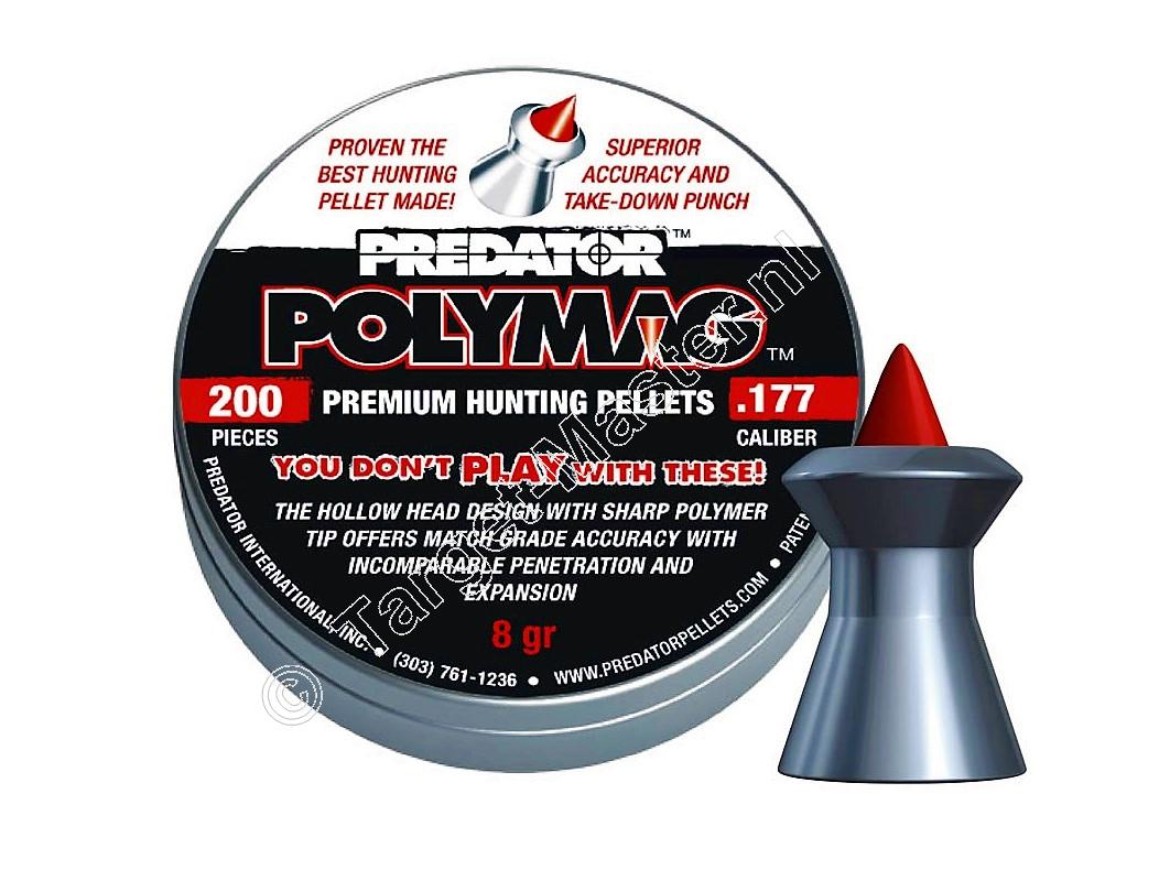 Predator Polymag 4.50mm Airgun Pellets tin of 200
